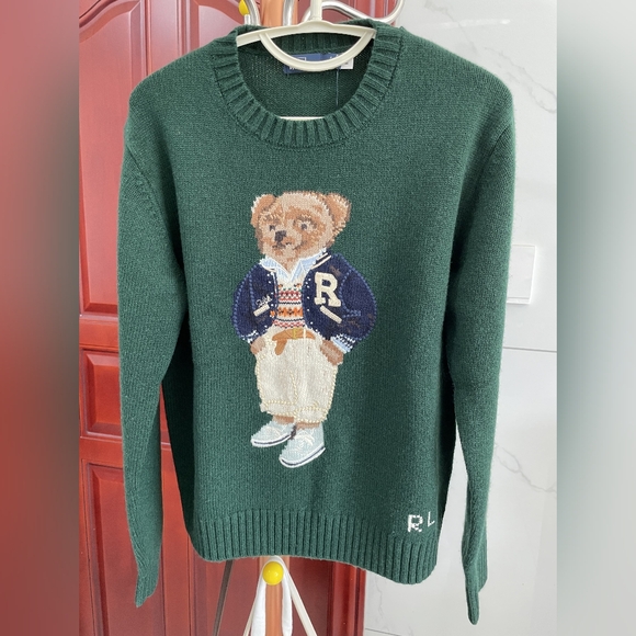Polo Ralph Lauren Sweaters - Green Polo Ralph Lauren Bear Sweater